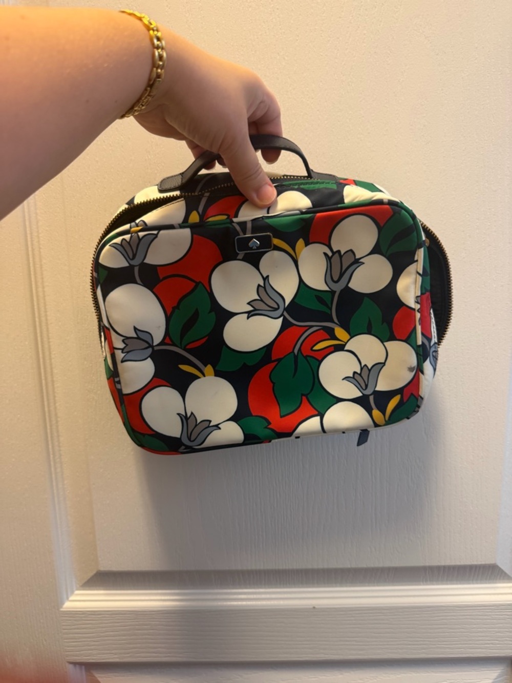 kate spade Floral Print Cosmetic Bag